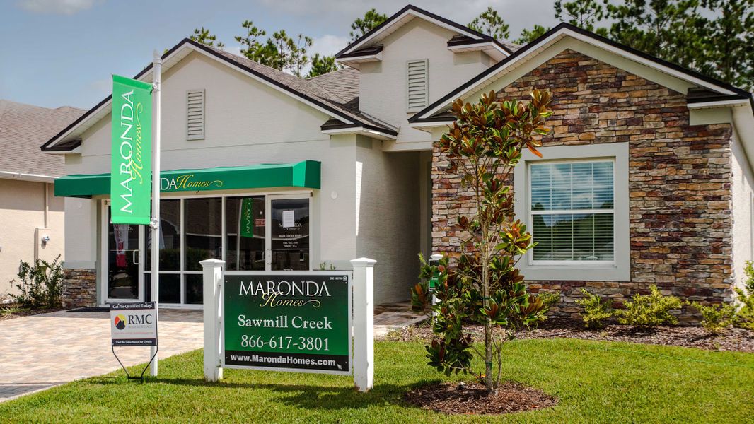 Representative exterior photo of a completed home built from the Miramar by Maronda Homes in Northshore, Kingsland, GA (Image 2).