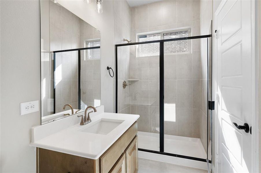 Furnished interior view inside a new home in Estates at Baker Park, Sherman (Image 14).