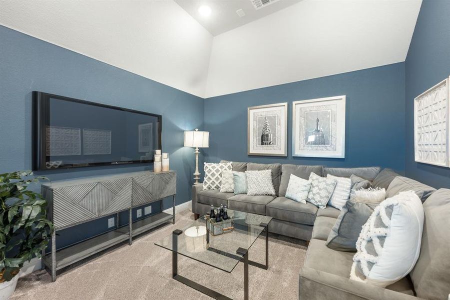 Furnished interior view inside a new home in Ridgepoint, Midlothian (Image 16).