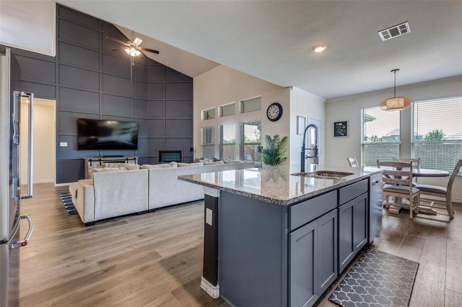 Furnished interior view inside a new home in , Little Elm (Image 16). Furnished interior view inside a new home in , Little Elm (Image 16).