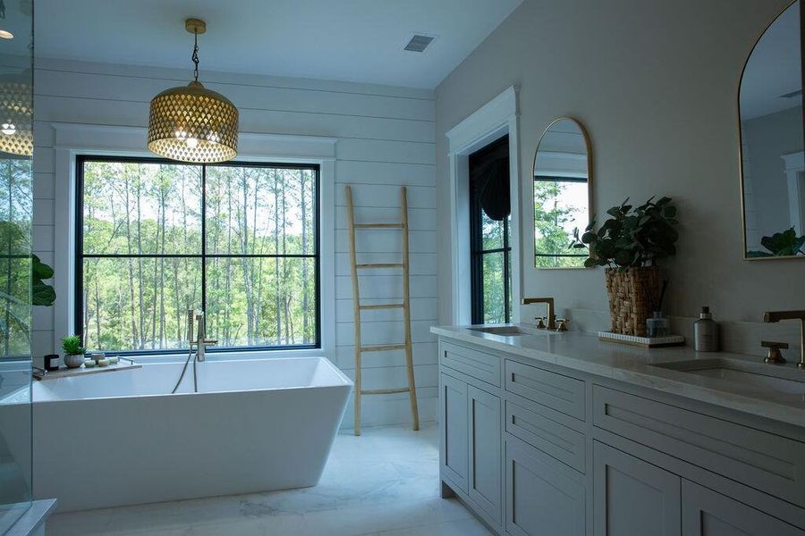 Furnished interior view inside a new home in , Mount Pleasant (Image 13).