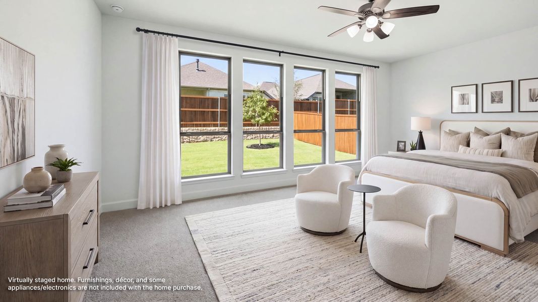 Furnished interior view inside a new home in Eliana, McKinney (Image 7).