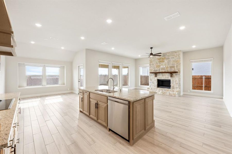 Furnished interior view inside a new home in Villages of Walnut Grove, Midlothian (Image 19).