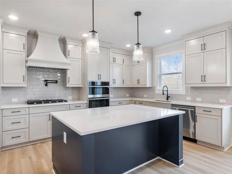 Furnished interior view inside a new home in , Buford (Image 6). Furnished interior view inside a new home in , Buford (Image 6).