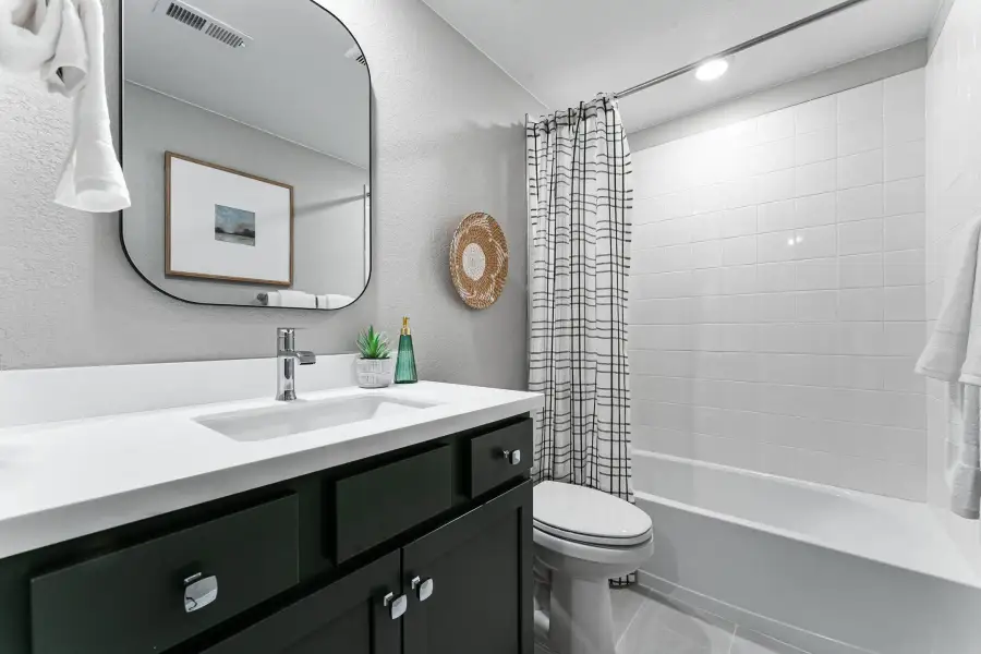 Furnished interior view inside a new home in Macanta, Castle Rock (Image 38).