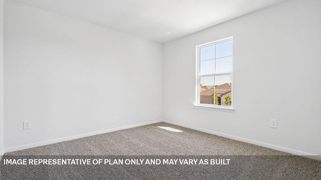 Spacious, unfurnished interior of a new home in Bar W Ranch, Leander (Image 36).