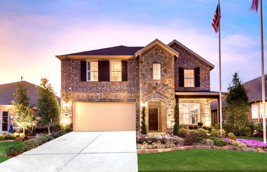 The Sweetwater, a two-story home with 2-car garage