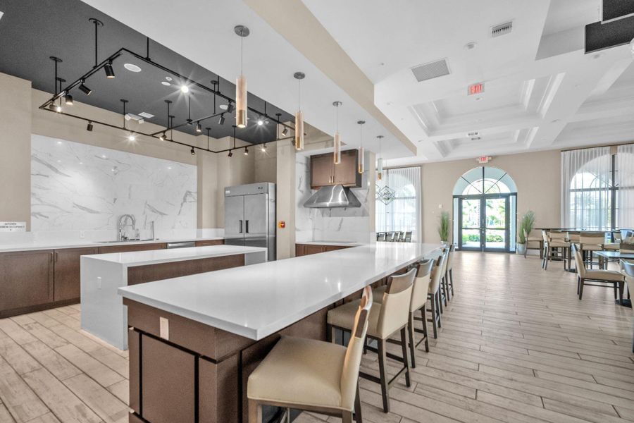 Furnished interior view inside a new home in , Ave Maria (Image 12).