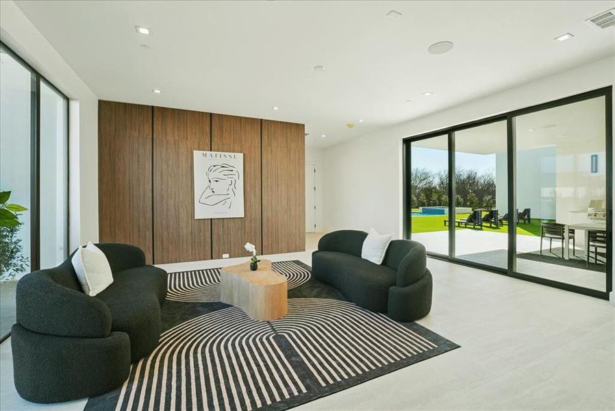 Furnished interior view inside a new home in , Heath (Image 30).