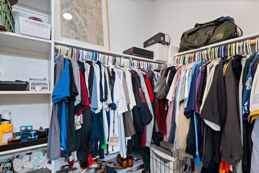 Primary His and Hers Closet Primary His and Hers Closet