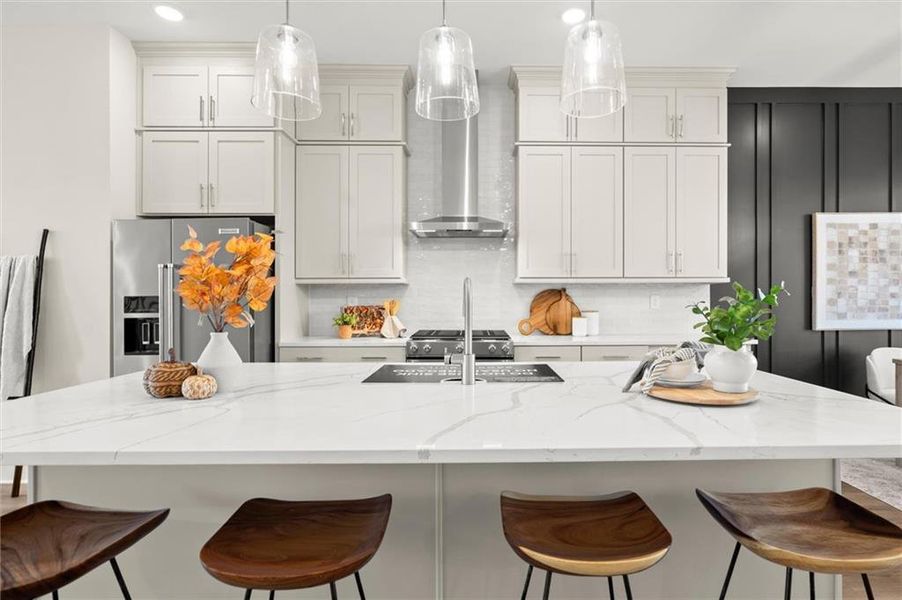 Furnished interior view inside a new home in , Alpharetta (Image 10). Furnished interior view inside a new home in , Alpharetta (Image 10).