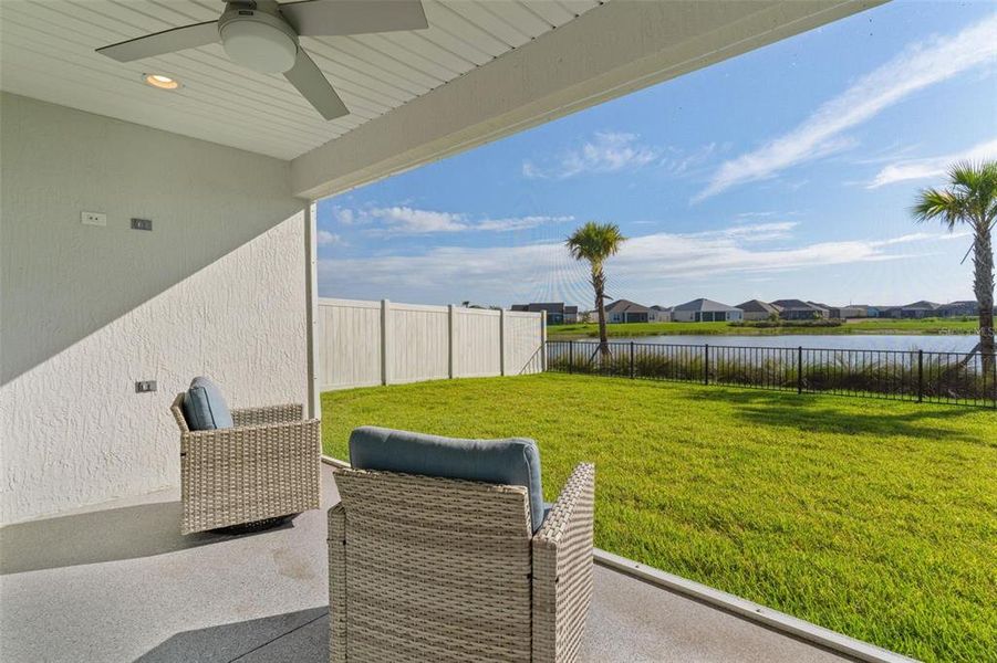 Exterior details and patio area of a home in , The Villages (Image 34). Exterior details and patio area of a home in , The Villages (Image 34).