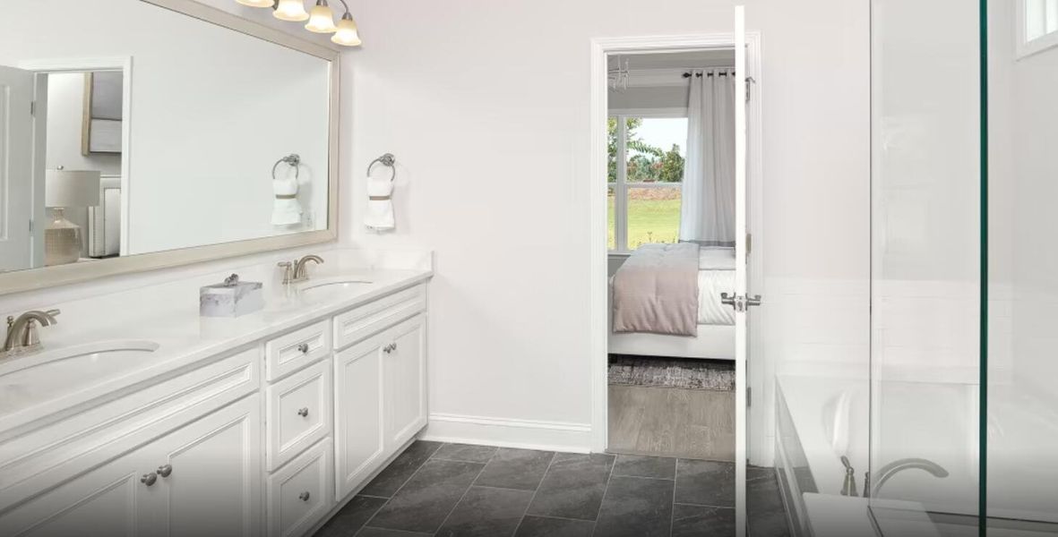 Furnished interior view inside a new home in Sea Island Preserve, Johns Island (Image 8).