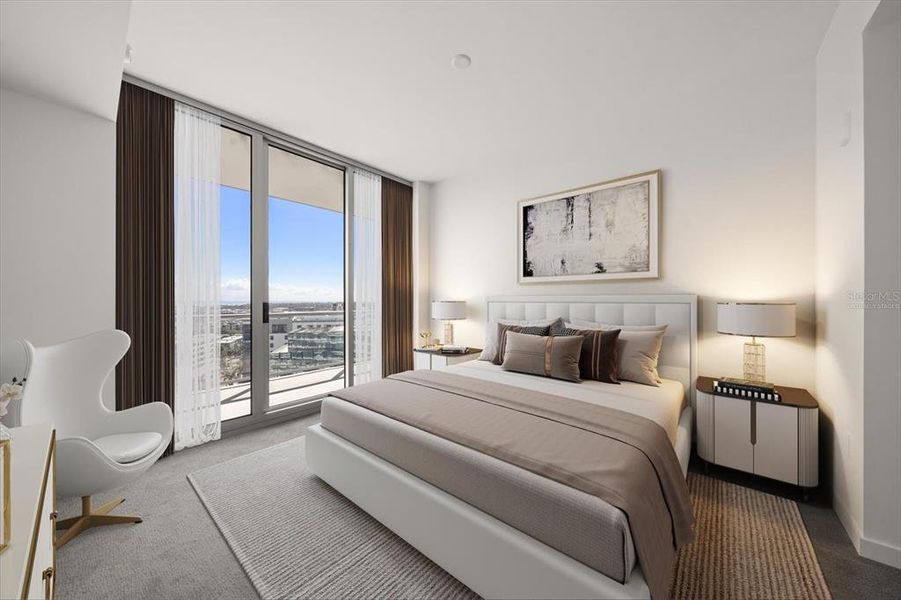 Furnished interior view inside a new home in , St. Petersburg (Image 8).