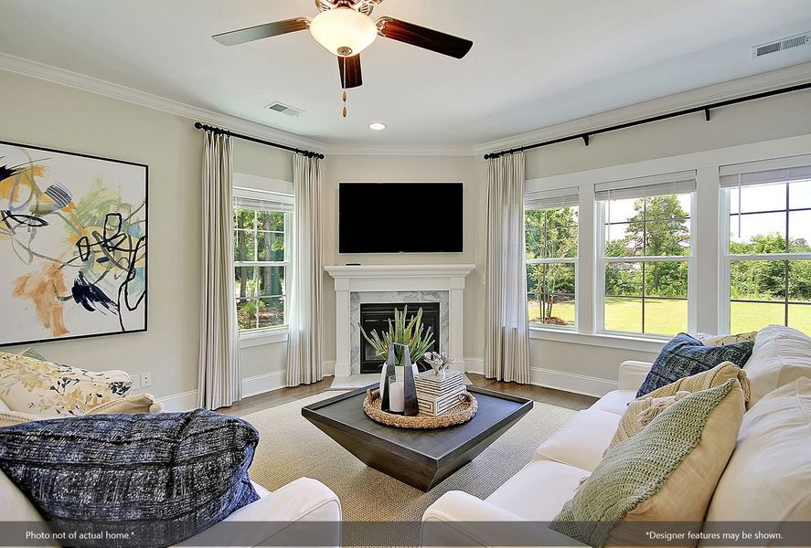 Furnished interior view inside a new home in Fieldstone, Lexington (Image 9).
