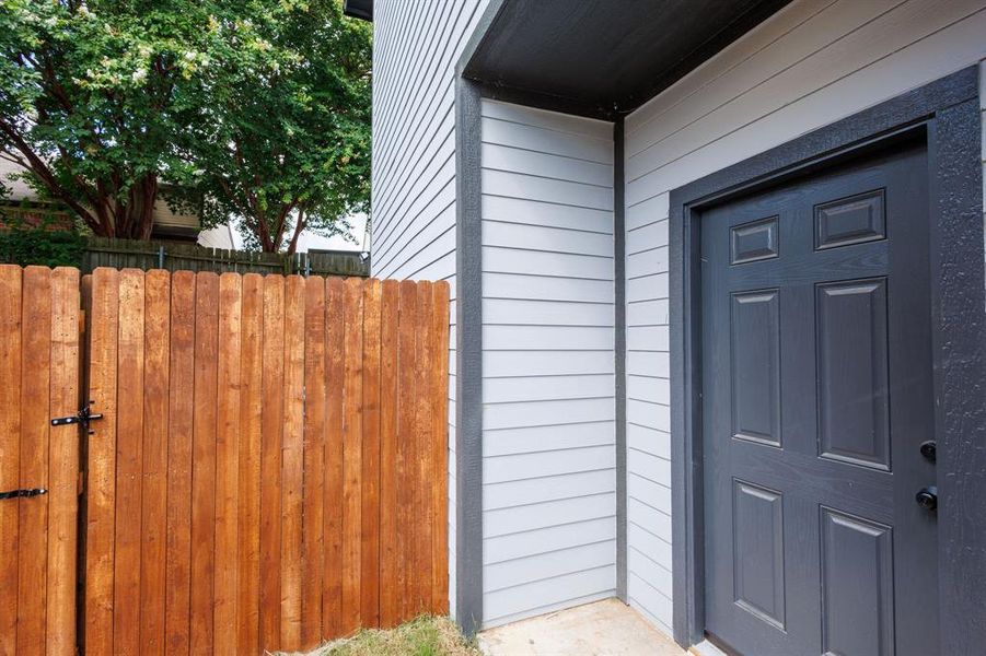 View of property entrance