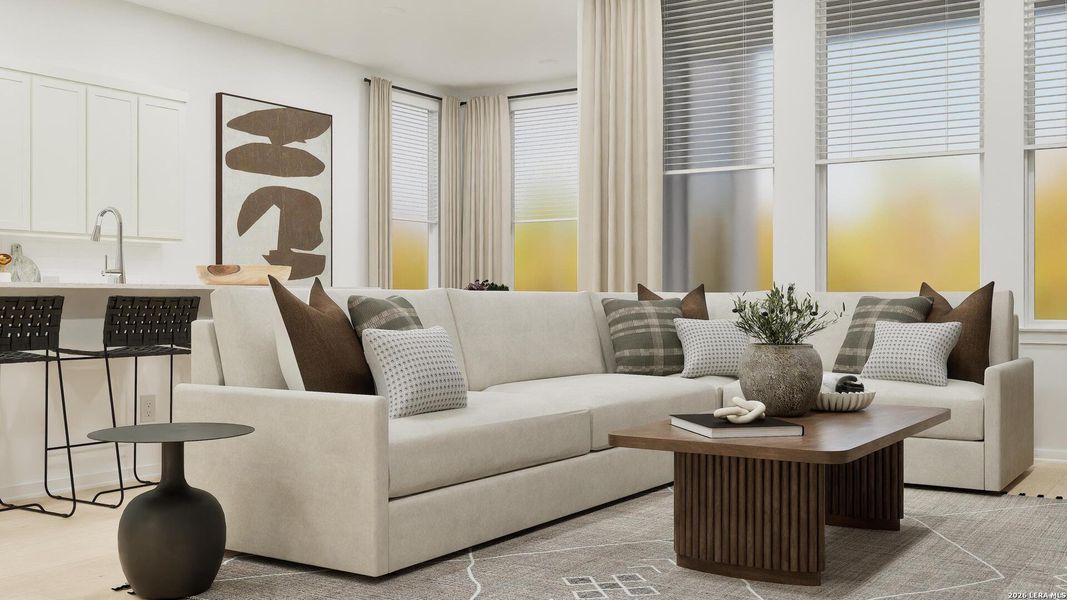 Furnished interior view inside a new home in Navarro Ranch, Seguin (Image 34).