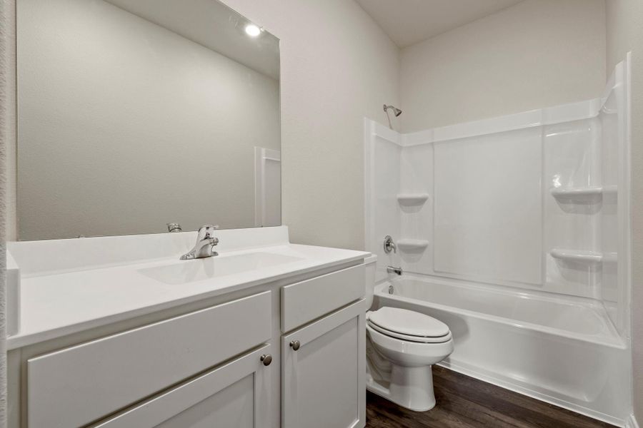 Furnished interior view inside a new home in Vacek Country Meadows, Richmond (Image 9).