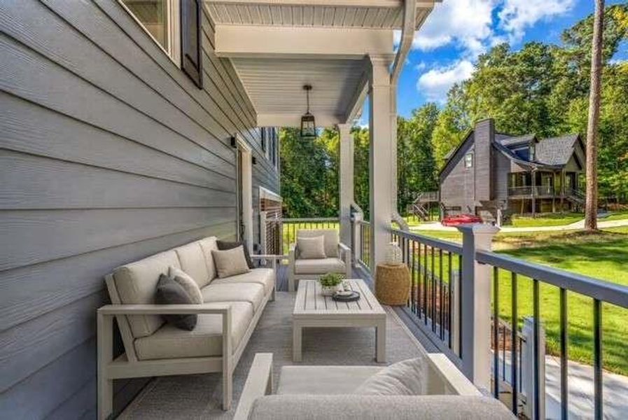 Exterior details and patio area of a home in , Fayetteville (Image 23).