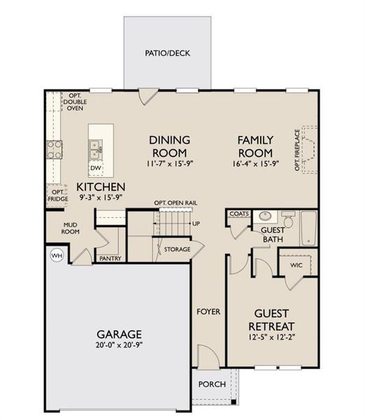 2D floor plan layout of this home in The Estates at Casteel, Bethlehem, GA (Image 5). 2D floor plan layout of this home in The Estates at Casteel, Bethlehem, GA (Image 5).