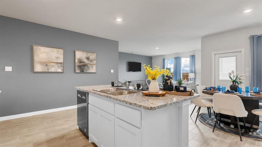 Furnished interior view inside a new home in Lankford Farms, Cleburne (Image 11).