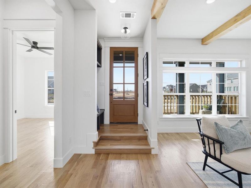 Furnished interior view inside a new home in , Midlothian (Image 10). Furnished interior view inside a new home in , Midlothian (Image 10).