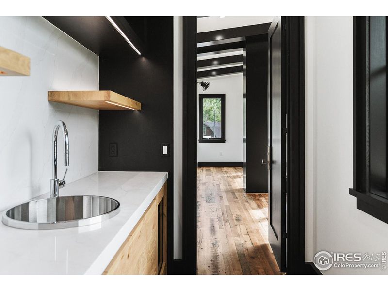 Coffee bar off primary bedroom