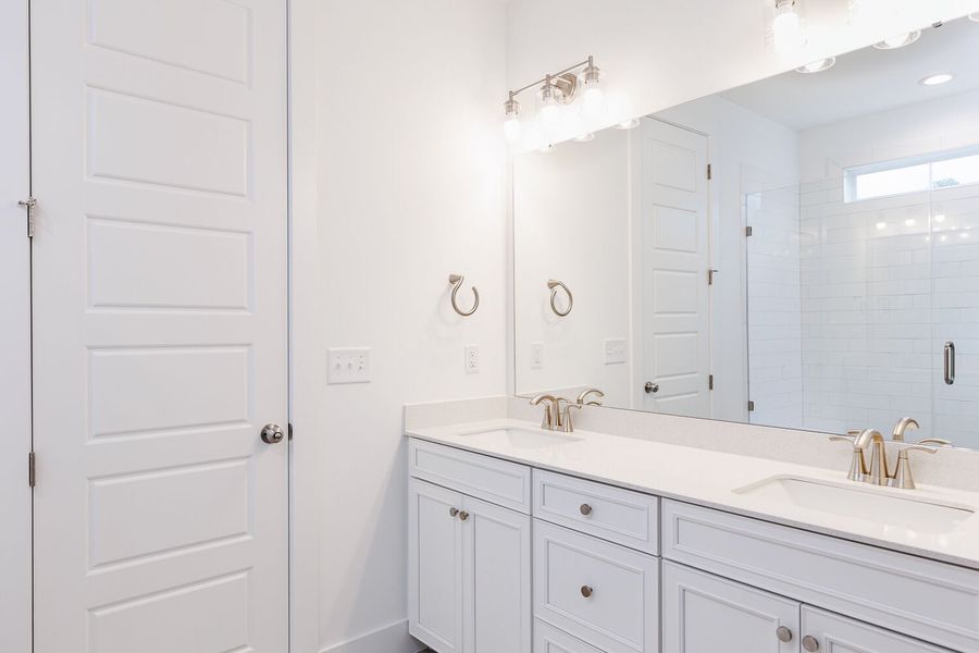 Furnished interior view inside a new home in High Grove Oaks, Fuquay Varina (Image 8).