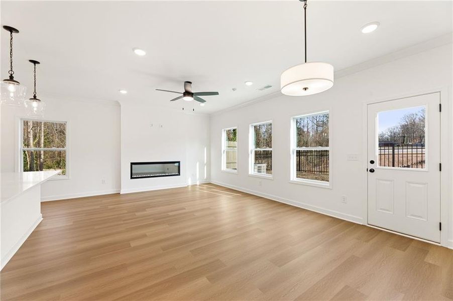Spacious, unfurnished interior of a new home in River Walk Place, Lawrenceville (Image 15).