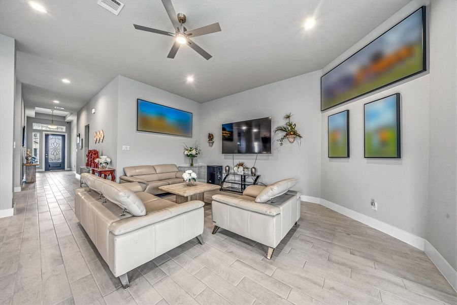 Furnished interior view inside a new home in Morton Creek Ranch, Katy (Image 10).