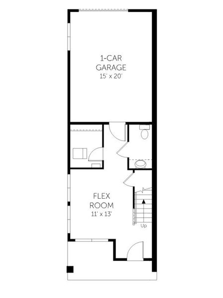 2D floor plan layout of this home in Geos, Arvada, CO (Image 5).