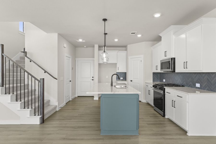 Furnished interior view inside a new home in Ten Mile Creek, Celina (Image 6).