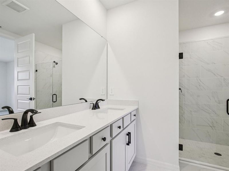 Furnished interior view inside a new home in Oakfield Trails - Signature Series, Parrish (Image 10). Furnished interior view inside a new home in Oakfield Trails - Signature Series, Parrish (Image 10).