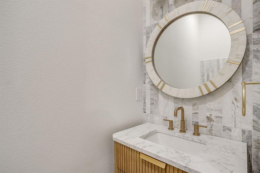 Close-up of interior finishes inside a home in , Fort Worth (Image 20).