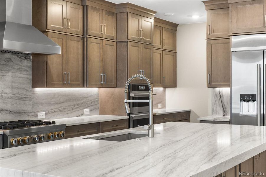 Furnished interior view inside a new home in Autograph at Lyric, Lone Tree (Image 10).