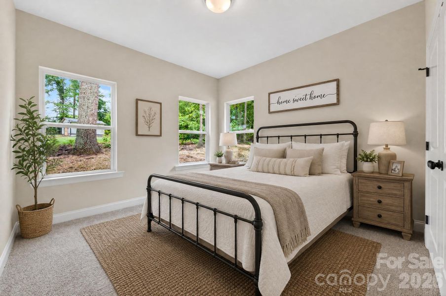 Furnished interior view inside a new home in , Kings Mountain (Image 16).