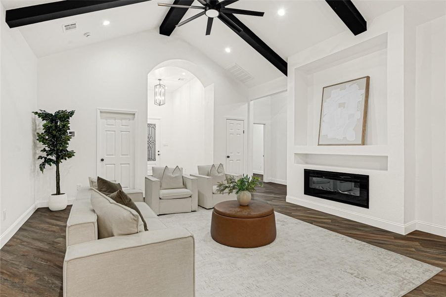 Furnished interior view inside a new home in , Huffman (Image 7). Furnished interior view inside a new home in , Huffman (Image 7).