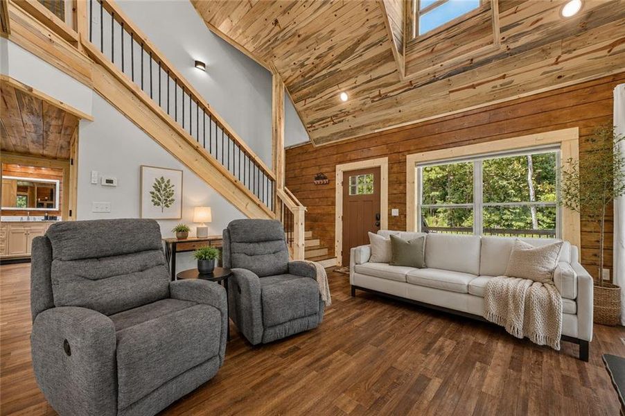 Furnished interior view inside a new home in , Ellijay (Image 10).