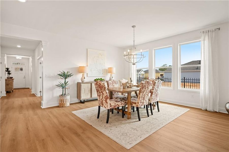Furnished interior view inside a new home in Echols Farm, Hiram (Image 13).