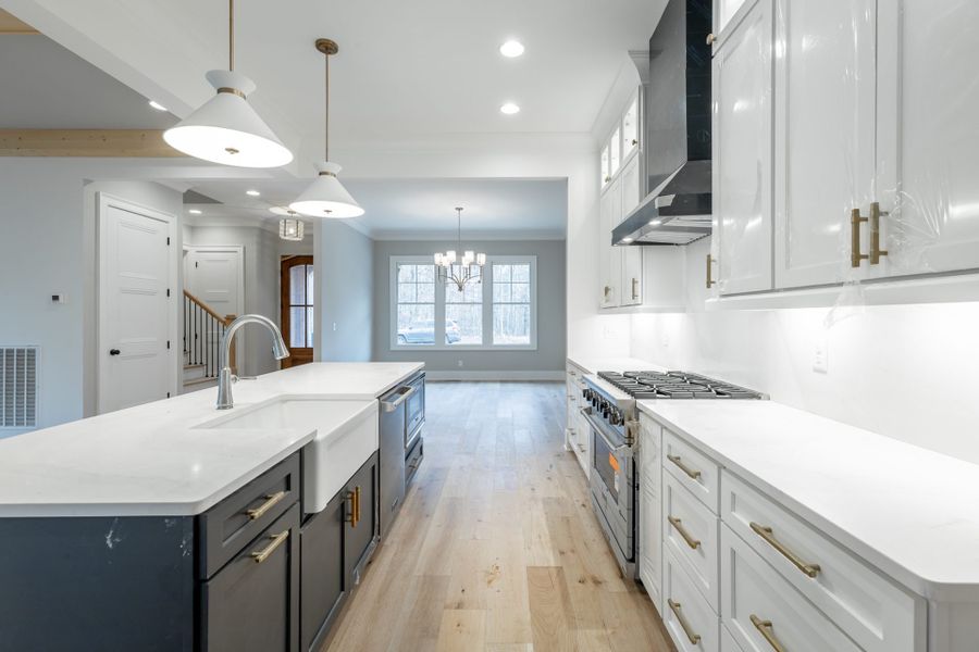 Representative furnished interior of a home built from the Carolina B by Riverstone Construction, LLC in River Gorge Ranch, River Gorge Ranch (Image 6).