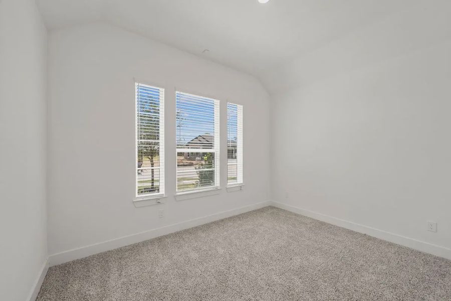 Representative unfurnished interior of a home built from the Mariah by Chesmar Homes in Lakes of Cane Island, Katy (Image 17).