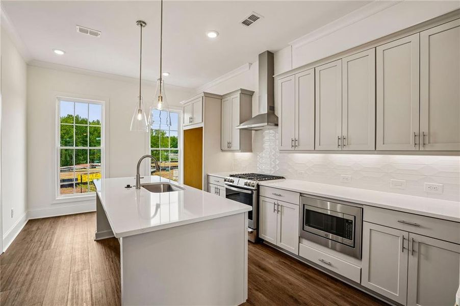 Furnished interior view inside a new home in Waterhaven, Cumming (Image 10).