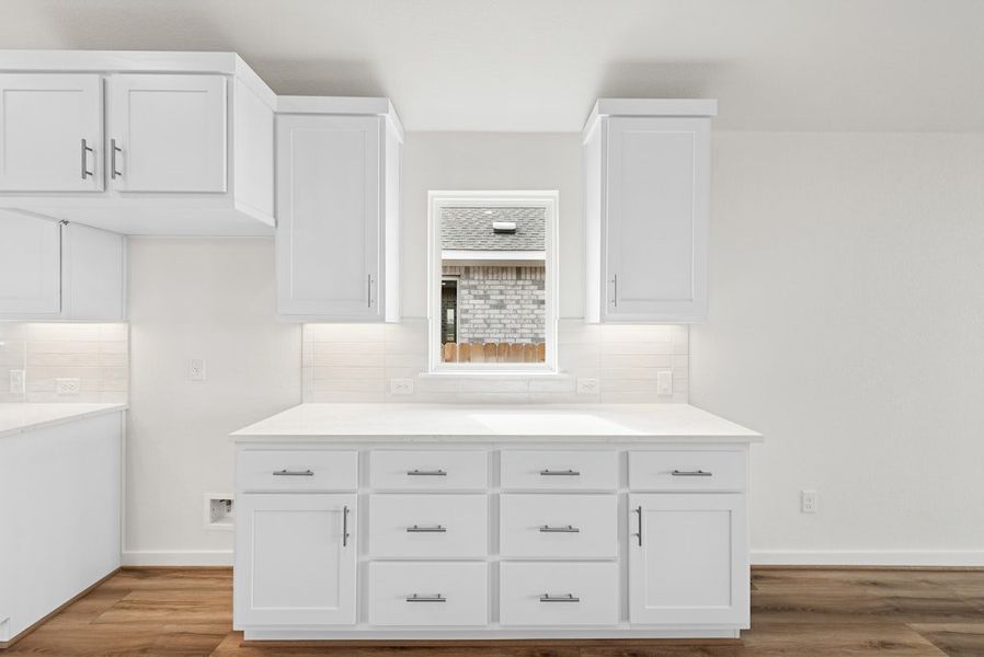 Furnished interior view inside a new home in University Heights, Round Rock (Image 38).