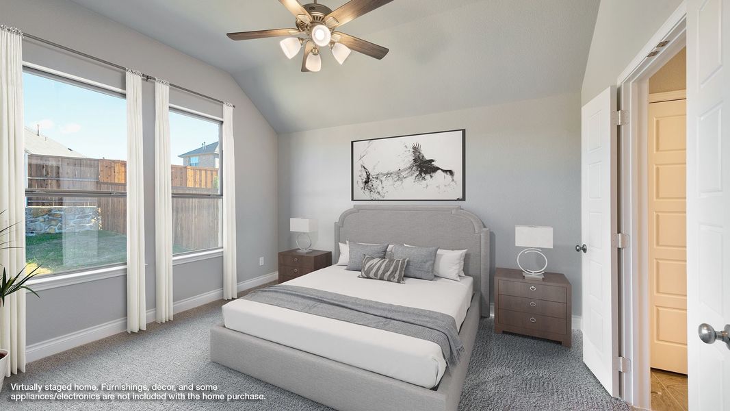 Furnished interior view inside a new home in Brookewater, Rosenberg (Image 8).