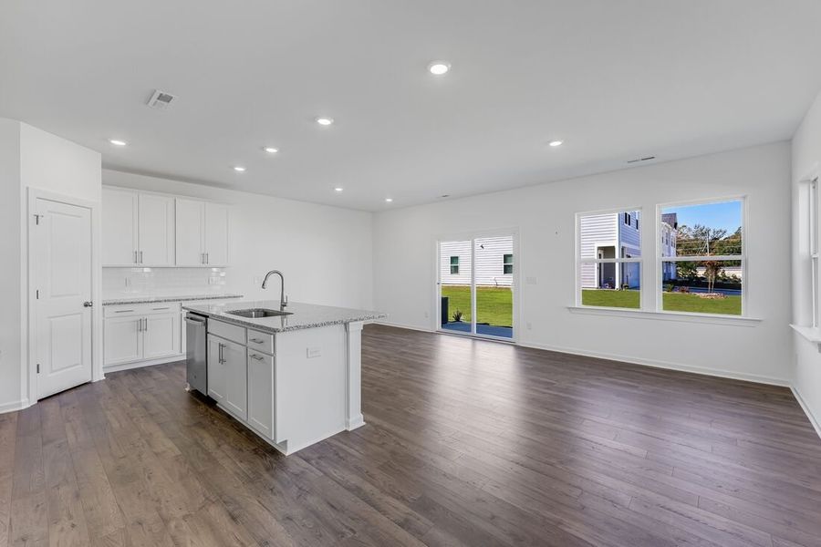 Spacious, unfurnished interior of a new home in Magnolia Townes, Wendell (Image 10).