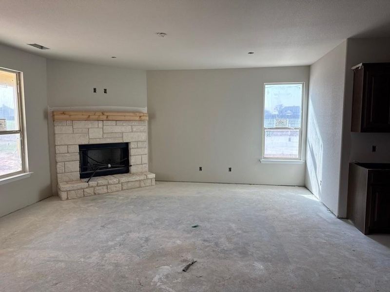 In-progress construction of a new home in Covenant Park, Springtown, TX (Image 5).