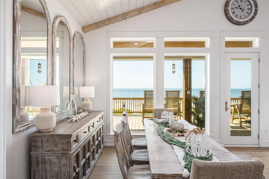 Furnished interior view inside a new home in , Bolivar Peninsula (Image 25).