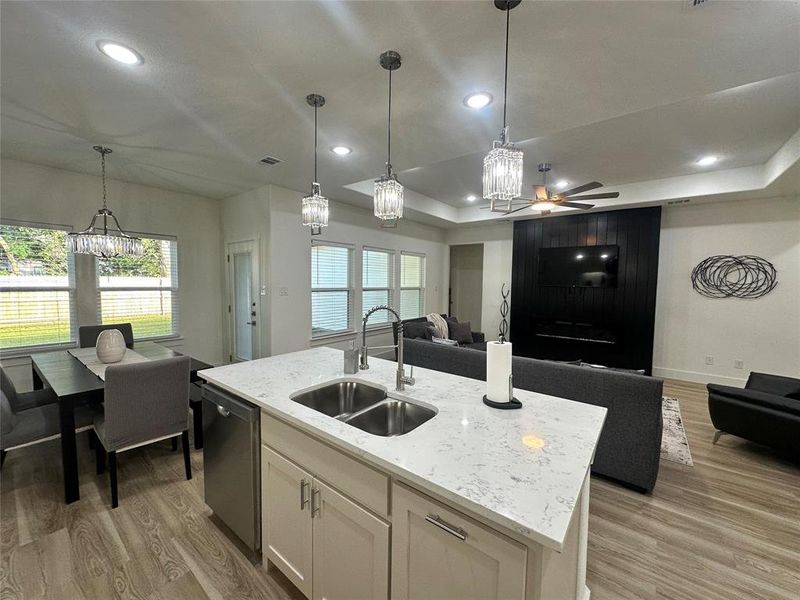Furnished interior view inside a new home in , Dallas (Image 18). Furnished interior view inside a new home in , Dallas (Image 18).