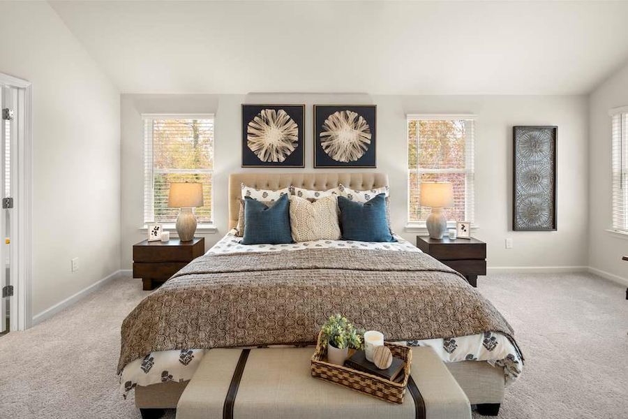Furnished interior view inside a new home in Etowah Landing, Ball Ground (Image 15).