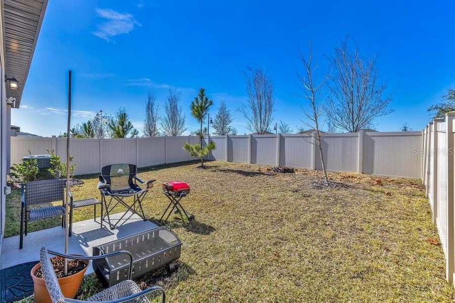 Exterior details and patio area of a home in Park East, Plant City (Image 25).